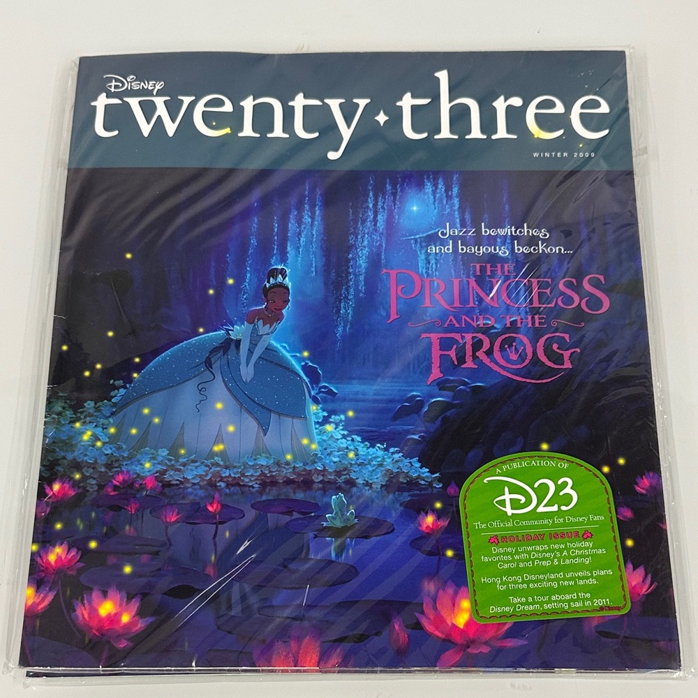 Disney Twenty-Three Magazine - Enchanting Blue and Pink Cover